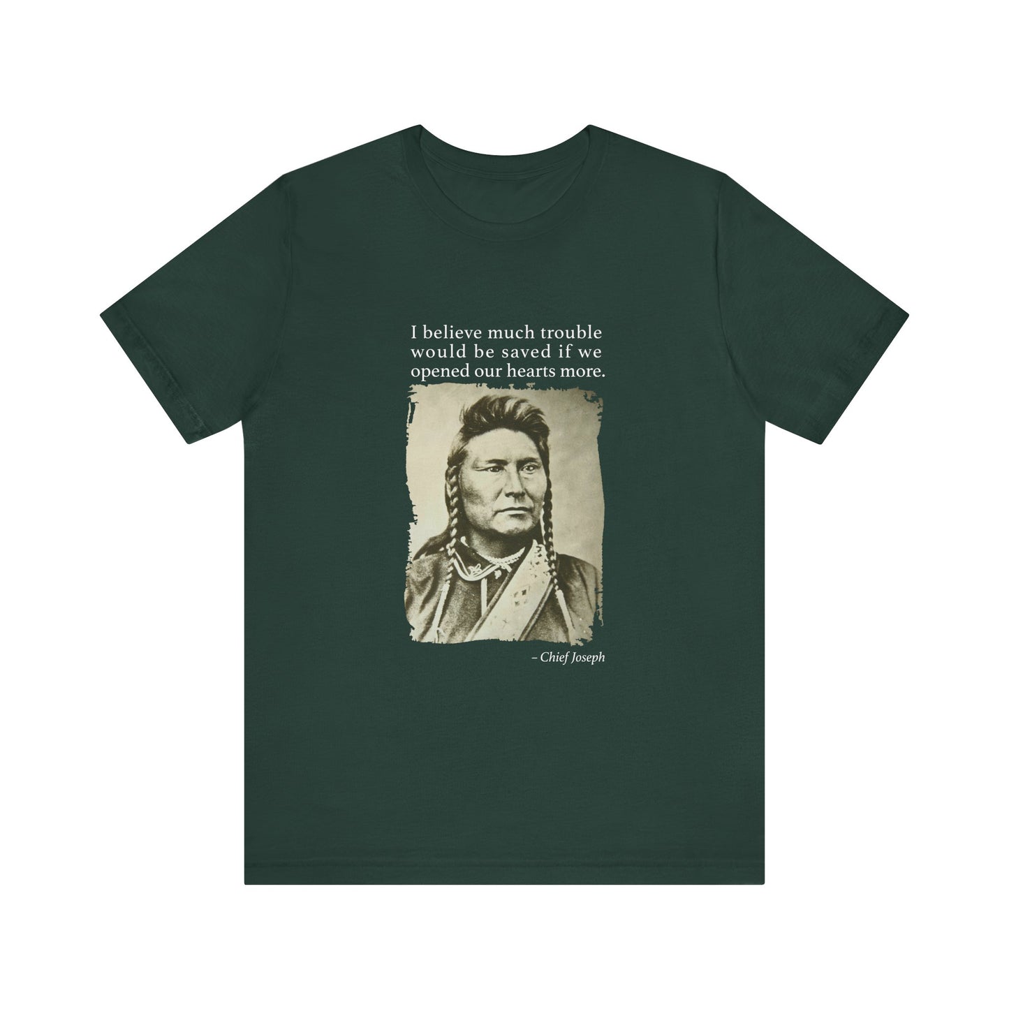 Chief Joseph Open Hearts T-Shirt