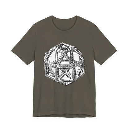 Rhombicuboctahedron Leonardo Da Vinci  T-Shirt