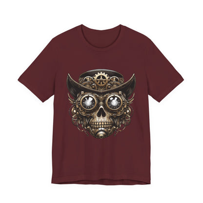 Skull Top Hat Steampunk T-Shirt