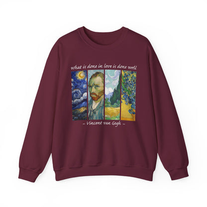What is done Van Gogh Sweatshirt