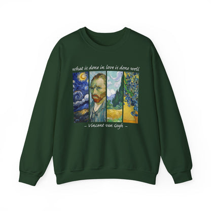 What is done Van Gogh Sweatshirt