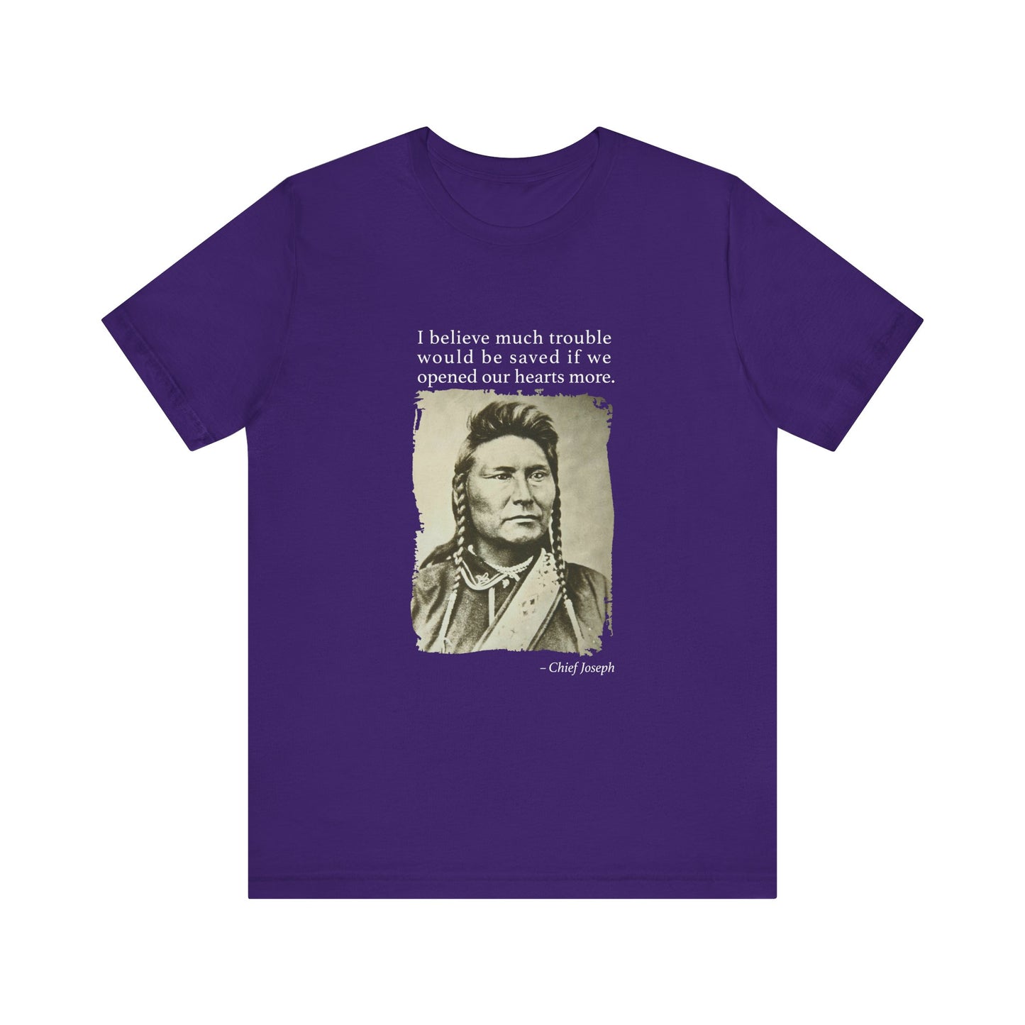 Chief Joseph Open Hearts T-Shirt