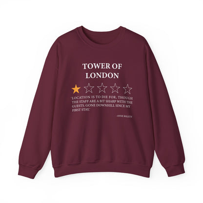 Tower Of London Review by Anne Boleyn Sweatshirt