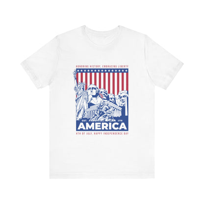Honoring history happy independence day T-Shirt