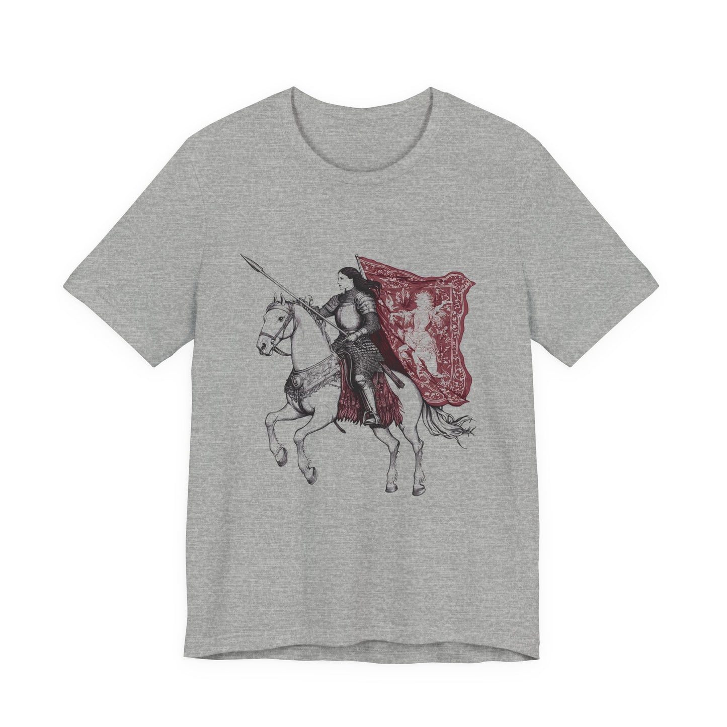 Medieval Knight Warrior Maiden T‑Shirt