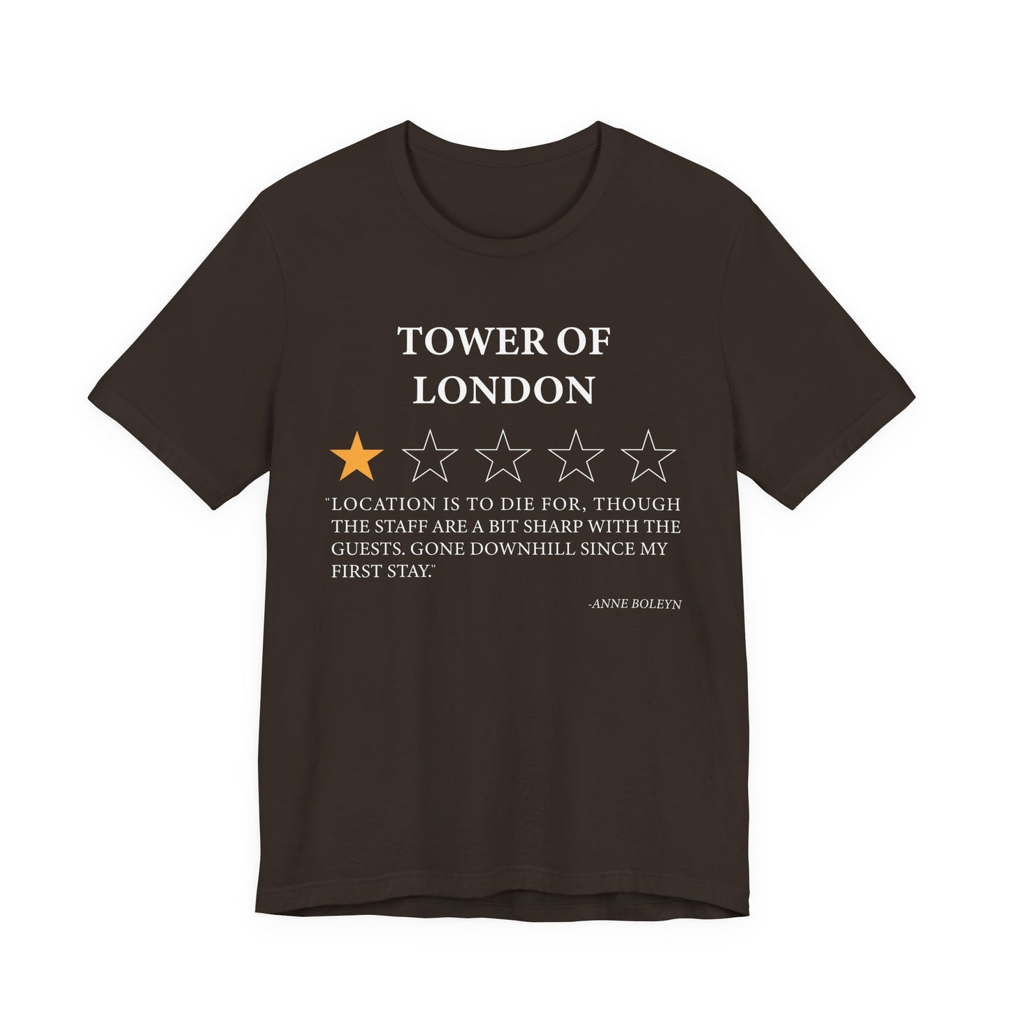 Tower Of London Review by Anne Boleyn T-Shirt