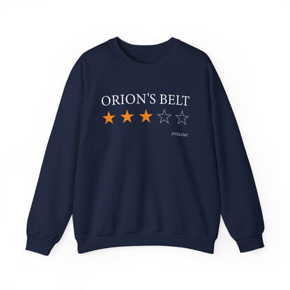 Orions Belt Review By Ptolemy Sweatshirts