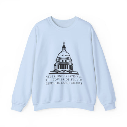 Stupid People In Large Groups Sweatshirt