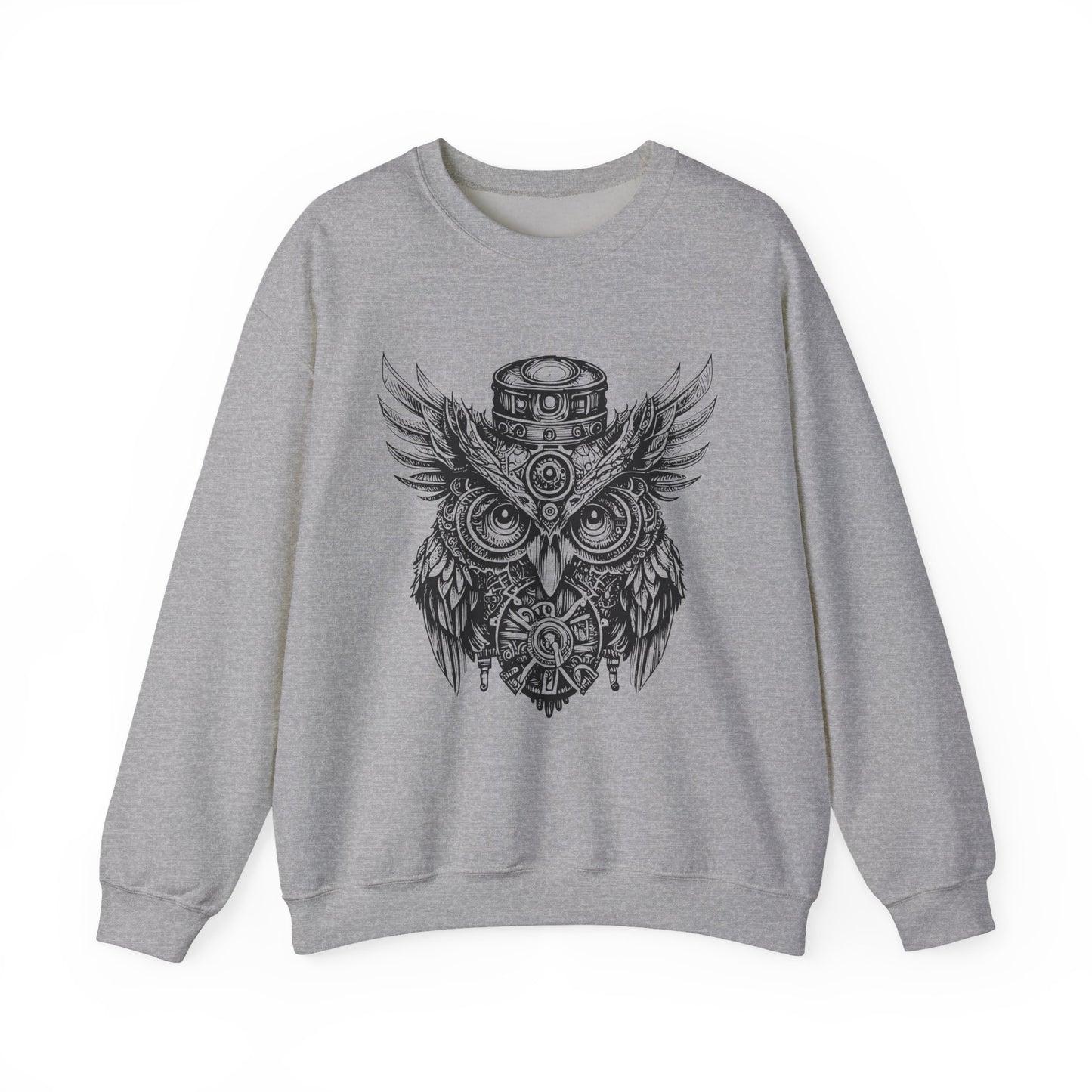 Steampunk Owl  Retro Sweatshirt