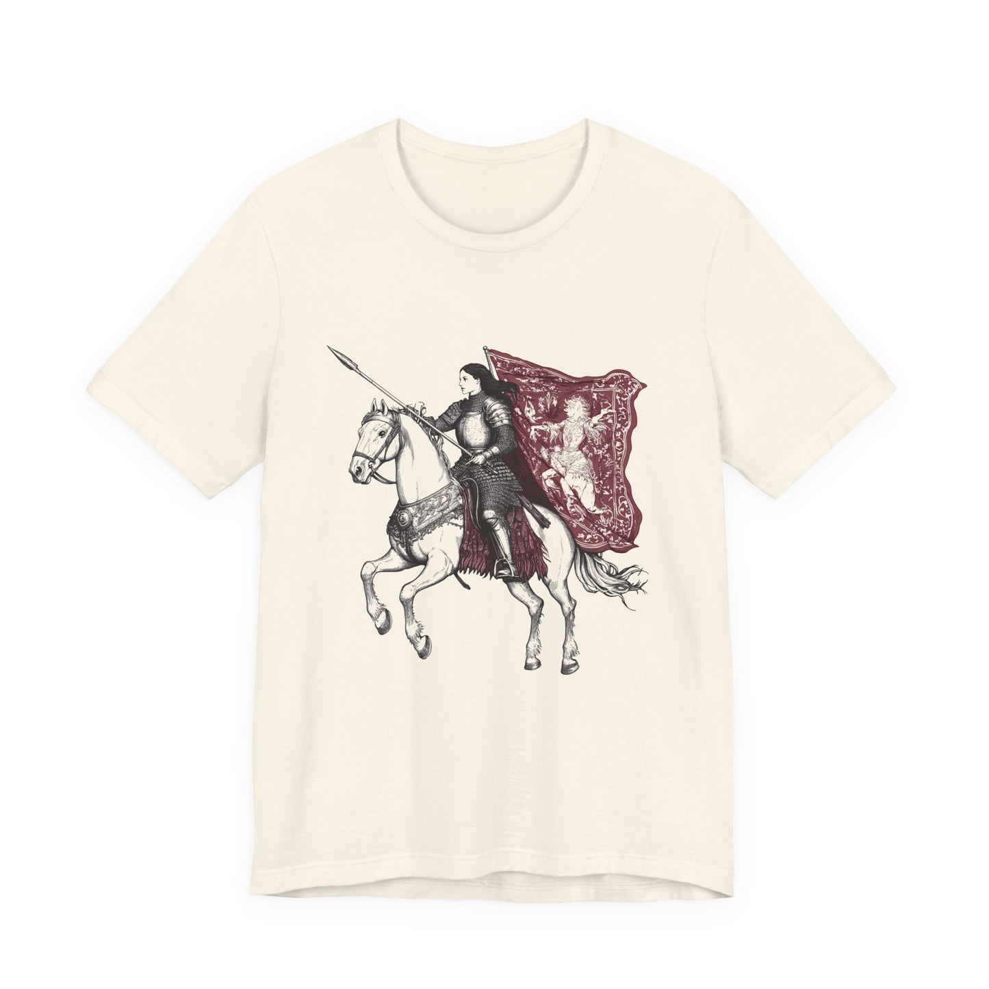 Medieval Knight Warrior Maiden T‑Shirt