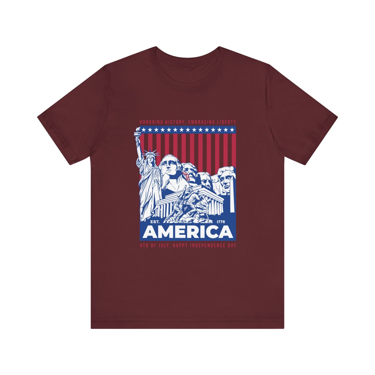 Honoring history happy independence day T-Shirt
