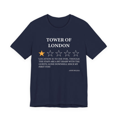Tower Of London Review by Anne Boleyn T-Shirt