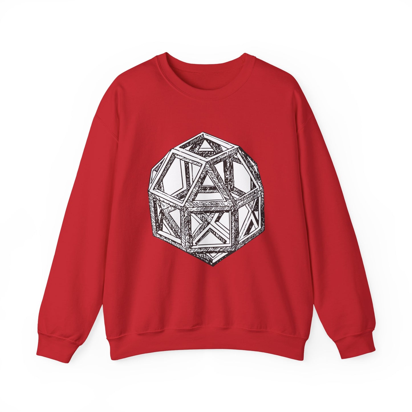 Rhombicuboctahedron Leonardo Da Vinci Sweatshirt