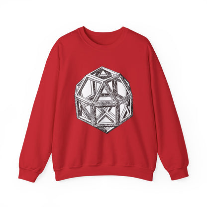 Rhombicuboctahedron Leonardo Da Vinci Sweatshirt