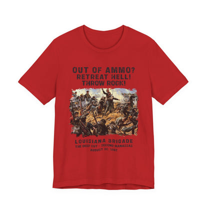 Out Of Ammo Throw Rocks T-Shirt