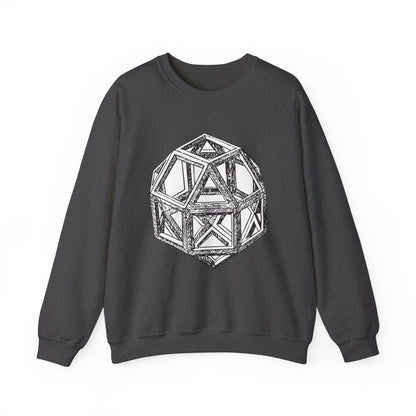 Rhombicuboctahedron Leonardo Da Vinci Sweatshirt
