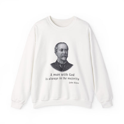 A man with God is always in the majority Sweatshirt