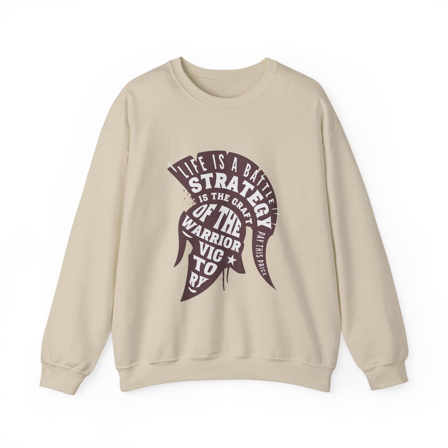 life is a battle strategy sweatshirt