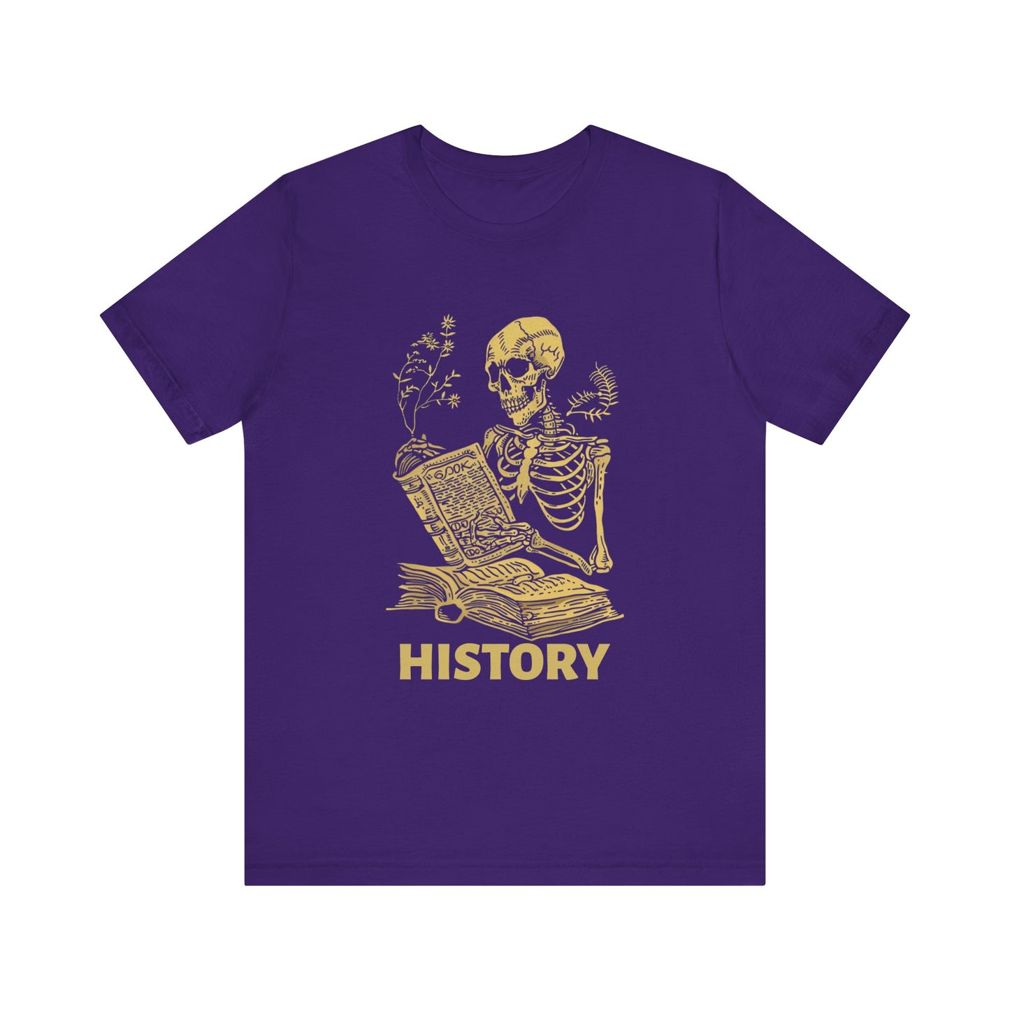 Skeleton History Reading T-Shirt