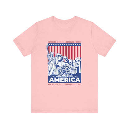Honoring history happy independence day T-Shirt
