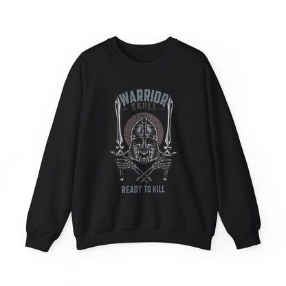 Warrior skull Ready to kill Sweatshirt