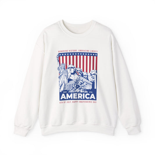 Honoring history happy independence day Sweatshirt