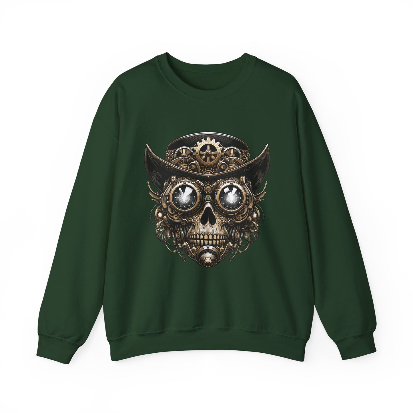Skull Top Hat Steampunk Sweatshirt