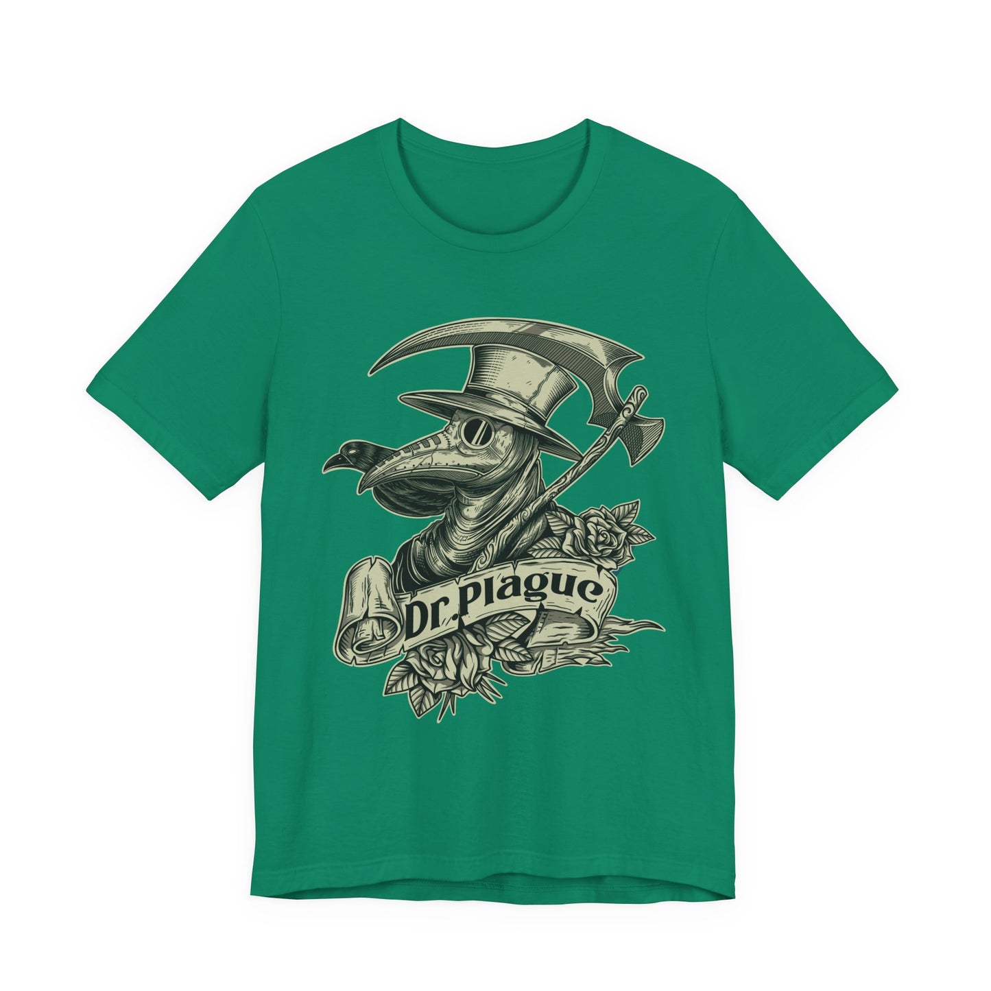 Plague Doctor Roses T-Shirt
