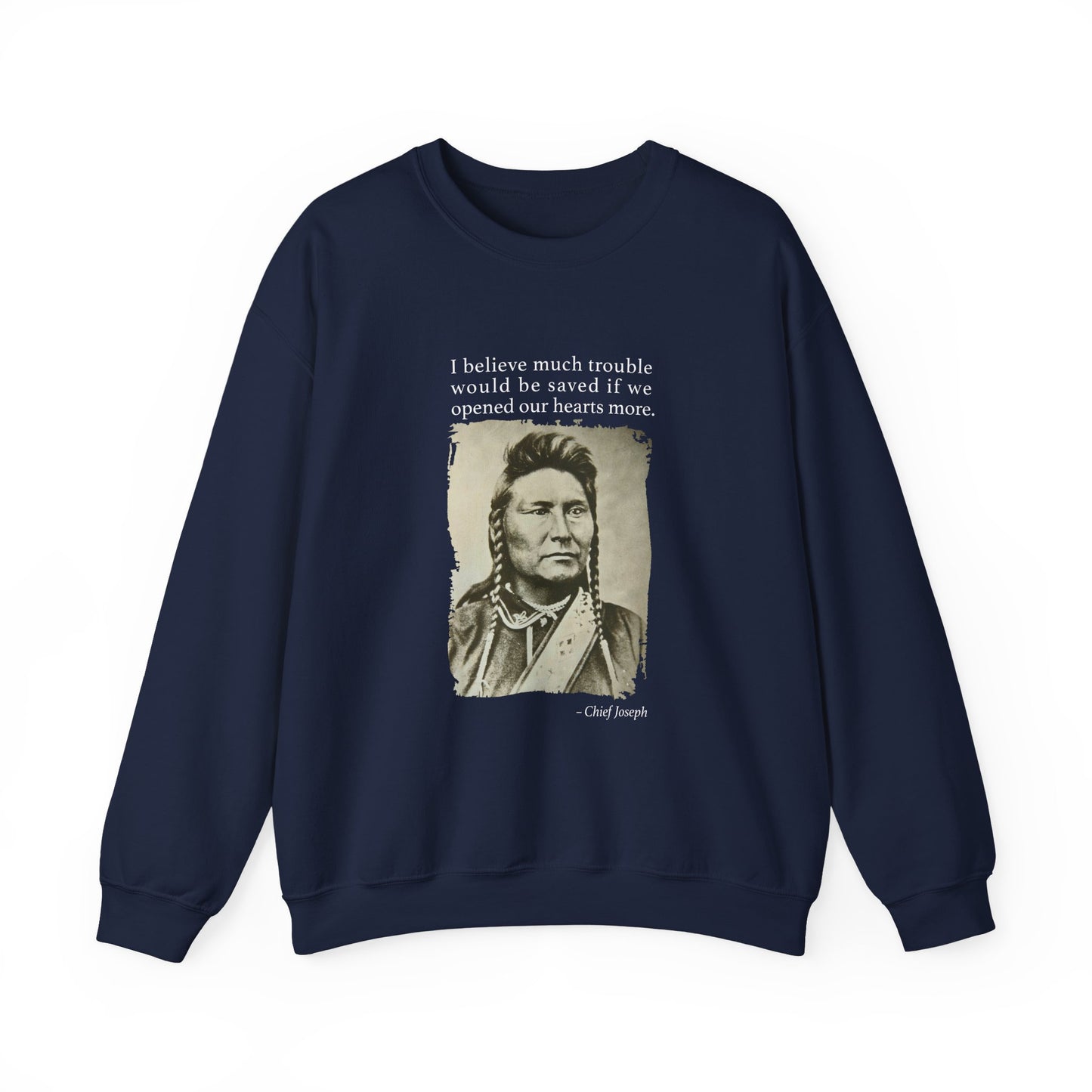 Chief Joseph Open Hearts Sweatshirt
