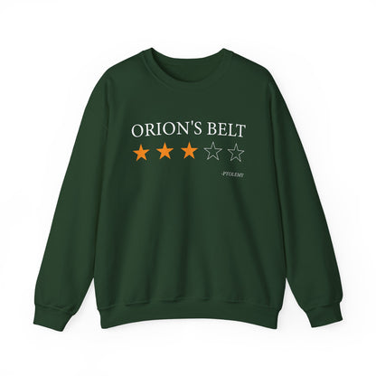 Orions Belt Review By Ptolemy Sweatshirts
