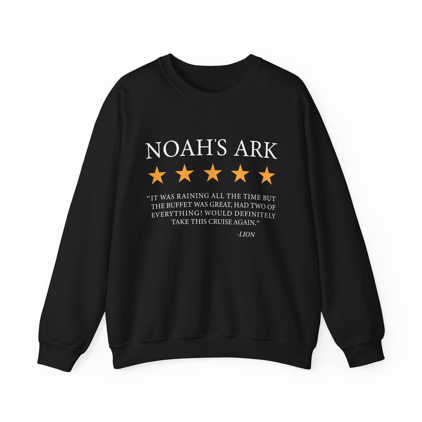 Noah’s Ark Review by a Lion Sweatshirts