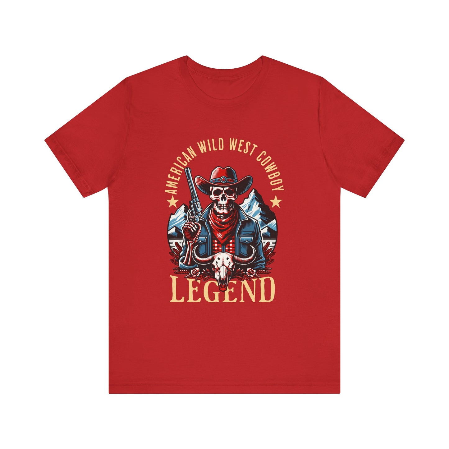 American Wild West Cowboy Legend T-Shirt
