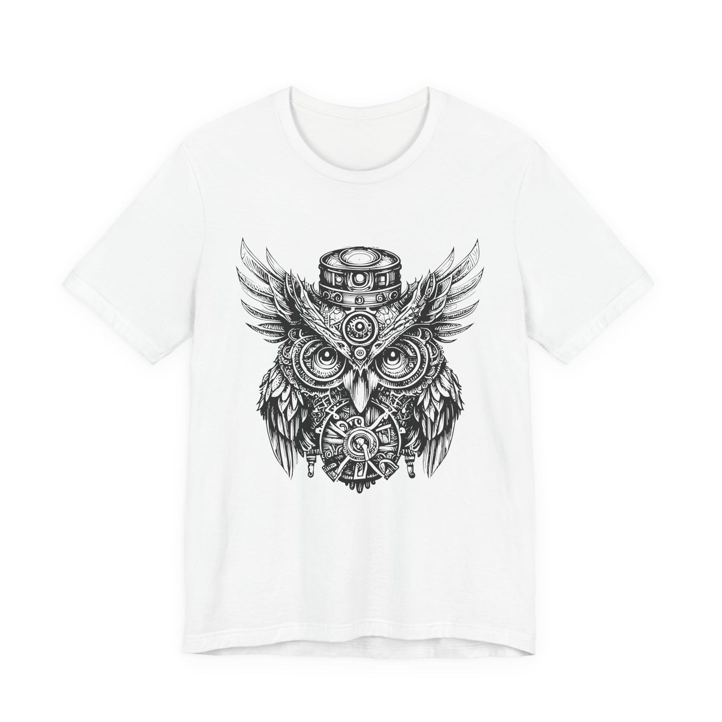 Steampunk Owl  Retro T-Shirt