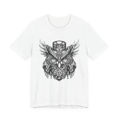 Steampunk Owl  Retro T-Shirt