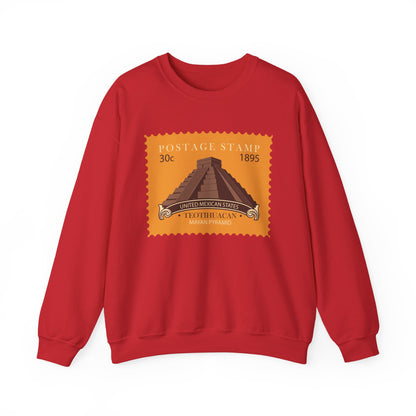 Teotihuacan Mayan Pyramid Sweatshirt