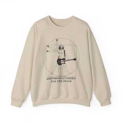 Vitruvian Man Anatomically Correct Sweatshirt