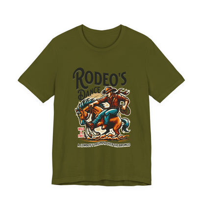 Rodeo's Dance, a Cowboy's Triump Over The Bronco T-Shirt