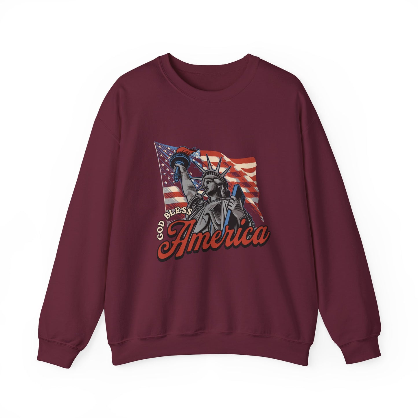 God bless America, statue of liberty Sweatshirt