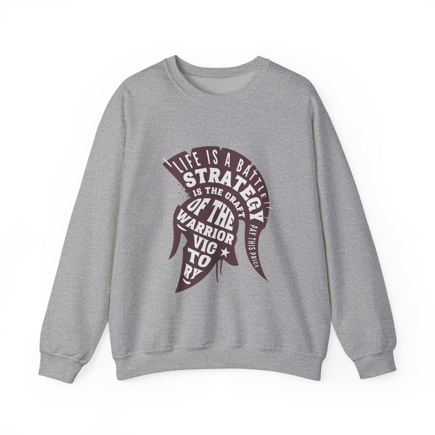 life is a battle strategy sweatshirt