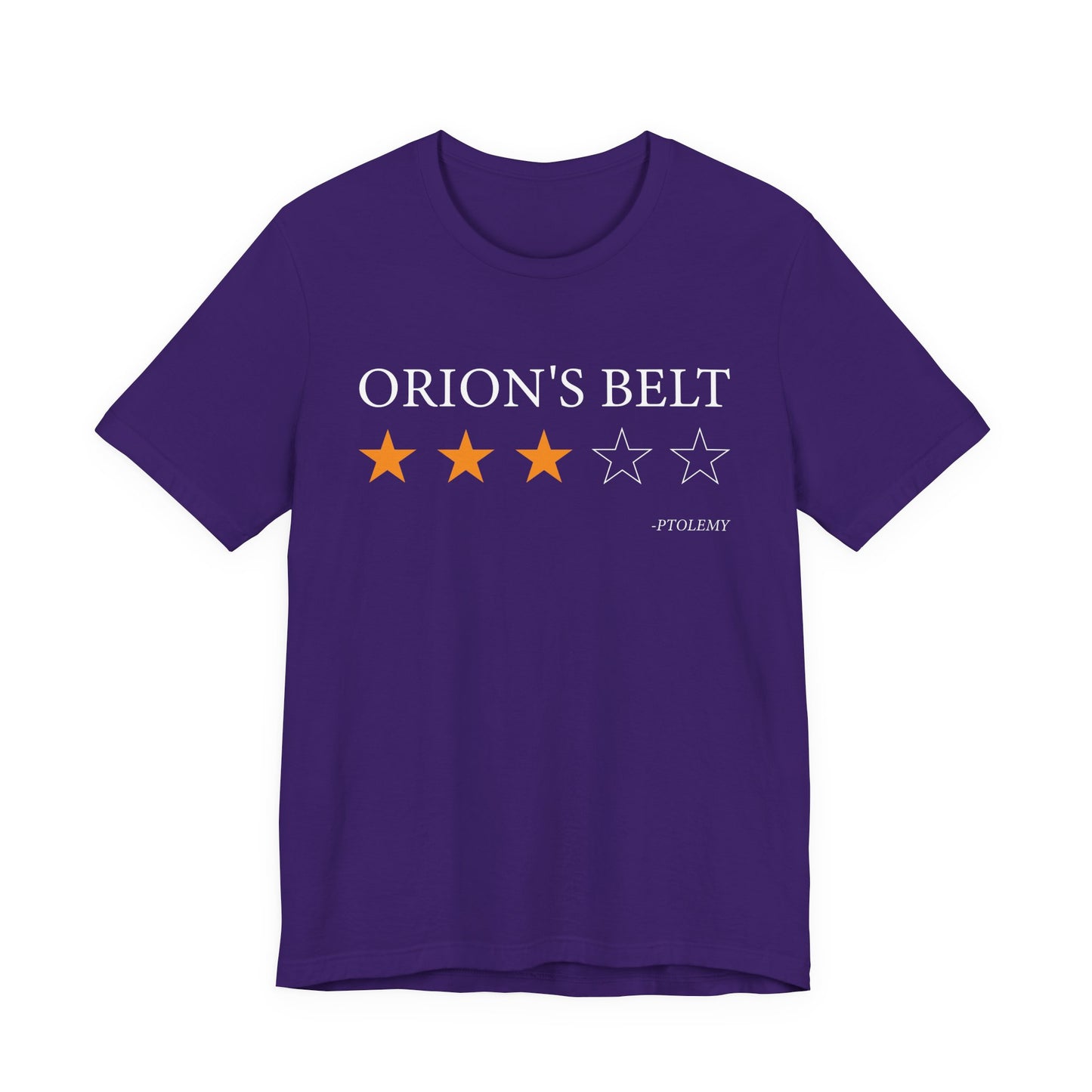 Orions Belt Review By Ptolemy T-Shirt