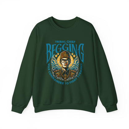 Tribal Chief Begging Sweatshirt