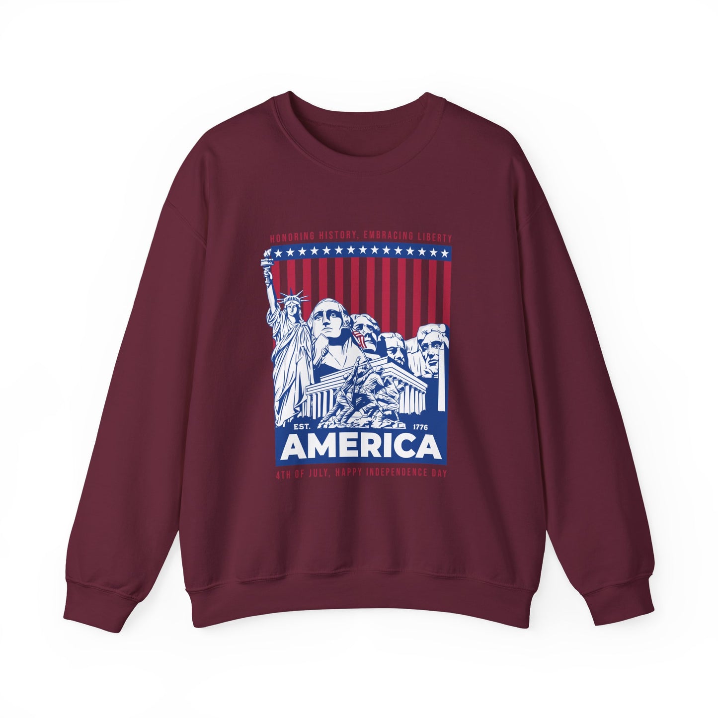 Honoring history happy independence day Sweatshirt