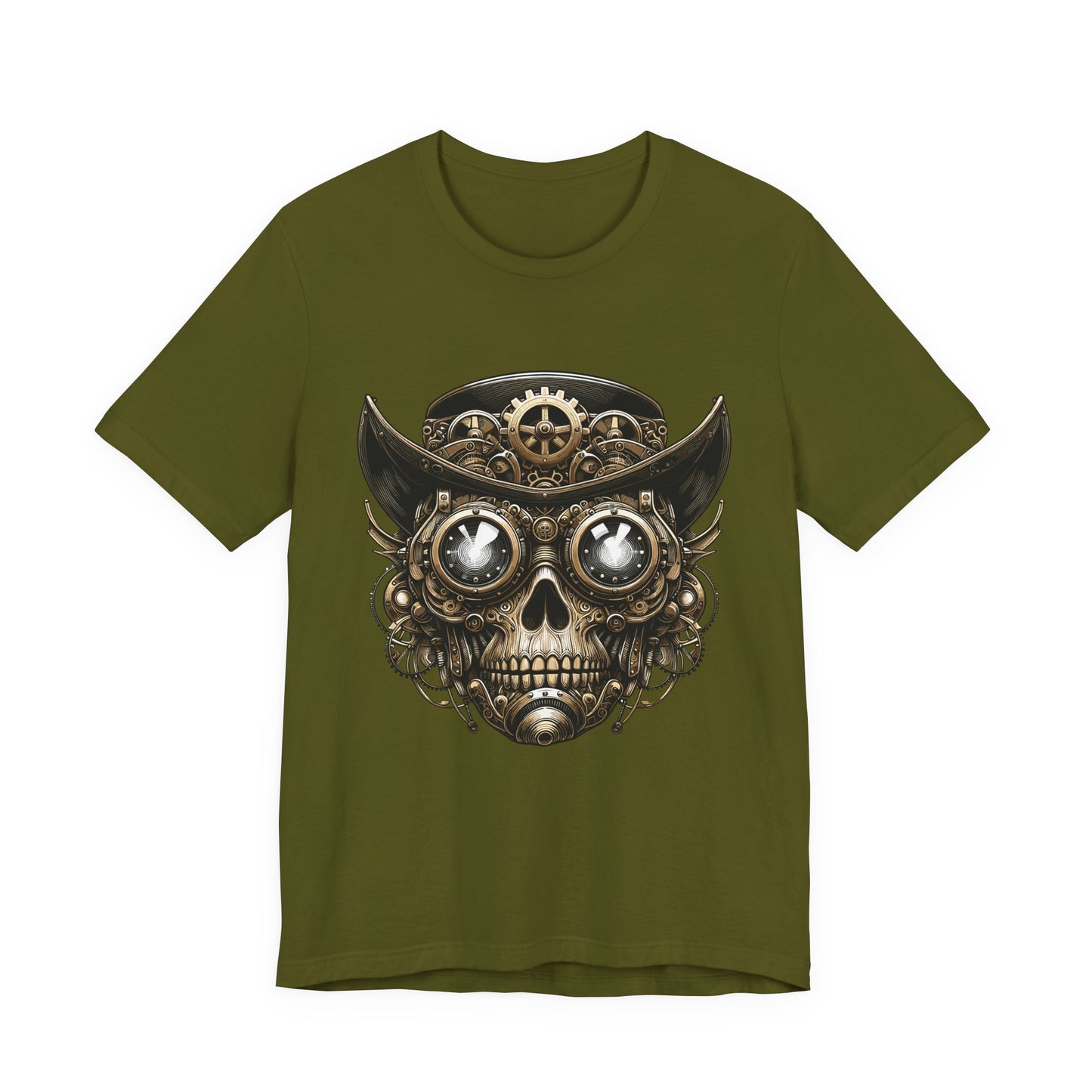 Skull Top Hat Steampunk T-Shirt