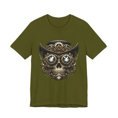 Skull Top Hat Steampunk T-Shirt