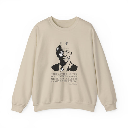 Education is the most powerful weapon Sweatshirts