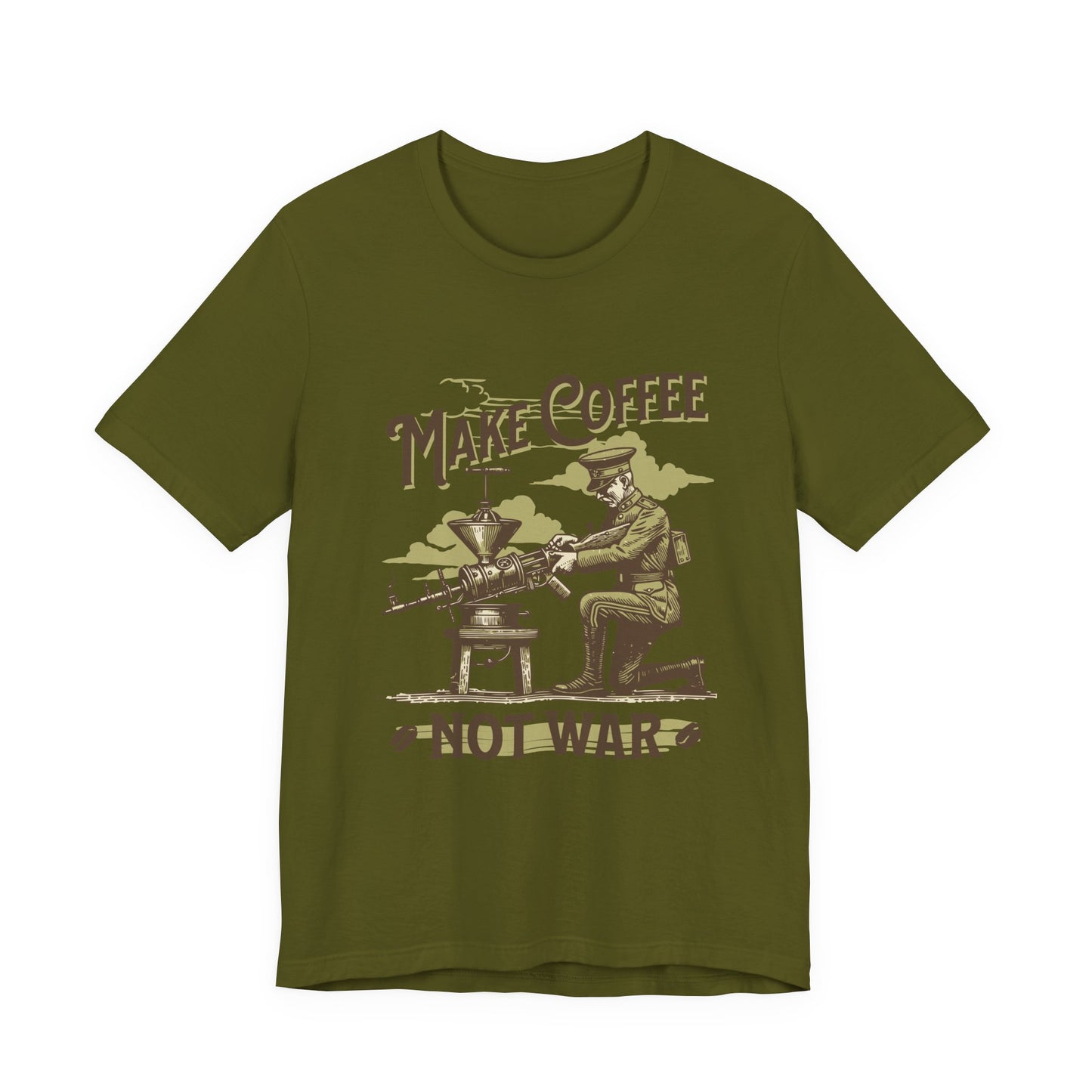 Make Coffee Not War T‑Shirt