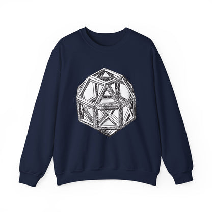 Rhombicuboctahedron Leonardo Da Vinci Sweatshirt