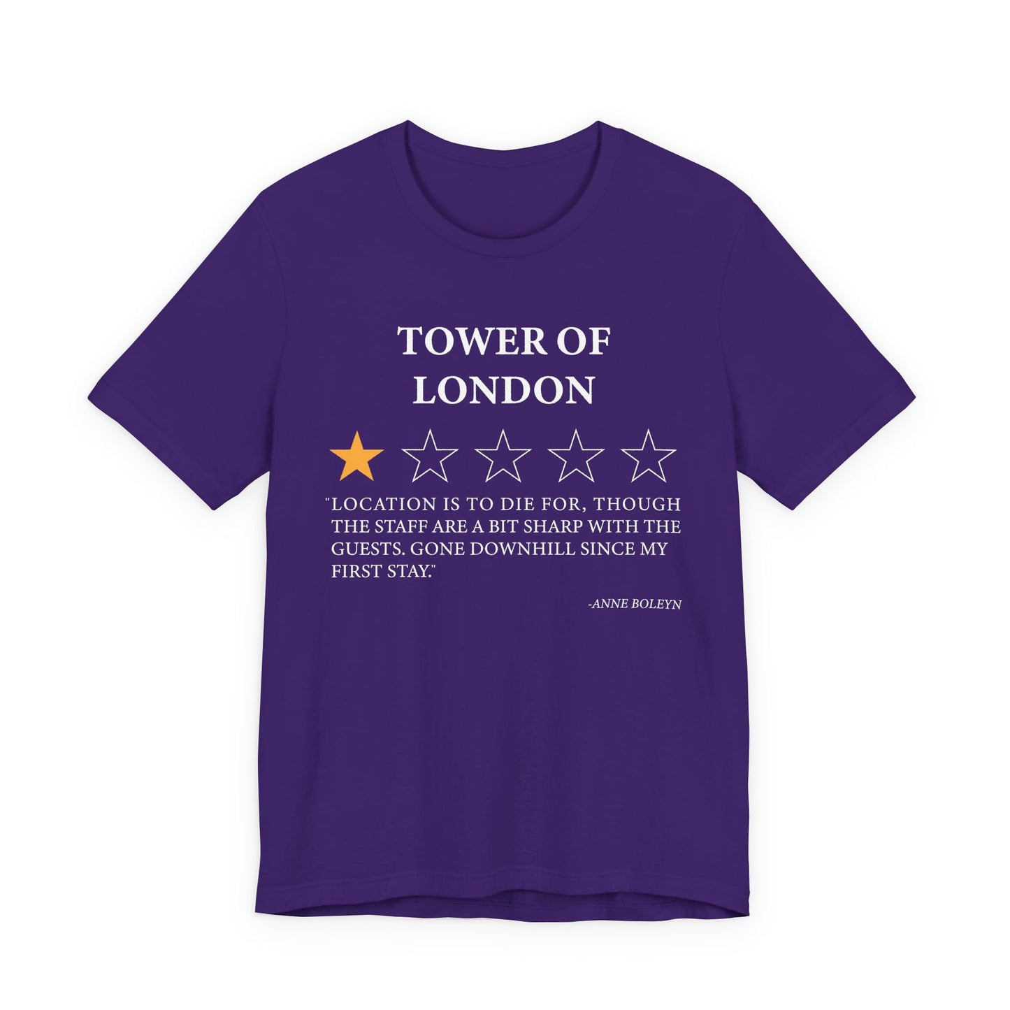 Tower Of London Review by Anne Boleyn T-Shirt