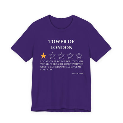 Tower Of London Review by Anne Boleyn T-Shirt
