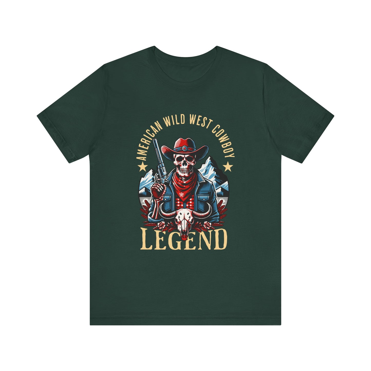 American Wild West Cowboy Legend T-Shirt